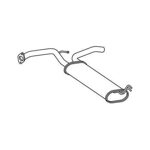 HELLA Endschalld&auml;mpfer Easy2Fit &ndash; PARTNERED with Faurecia 8LD 366 032-261