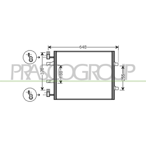 PRASCO Kondensator, Klimaanlage PrascoSelection DS952C003