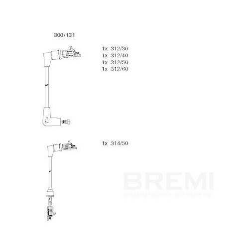 BREMI Z&uuml;ndleitungssatz 300/131