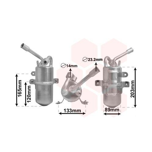 VAN WEZEL Trockner, Klimaanlage 1800D311