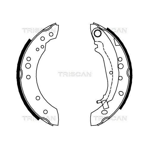 TRISCAN Bremsbackensatz 8100 42020