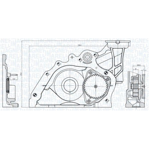 MAGNETI MARELLI &Ouml;lpumpe 351516000124