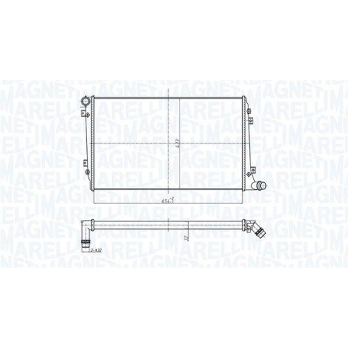 MAGNETI MARELLI K&uuml;hler, Motork&uuml;hlung 350213167300