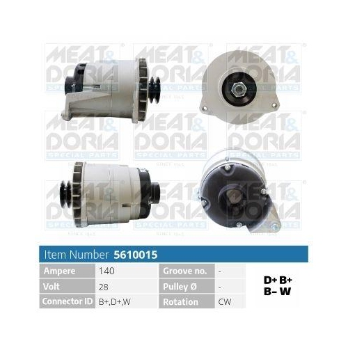 MEAT & DORIA Generator 5610015