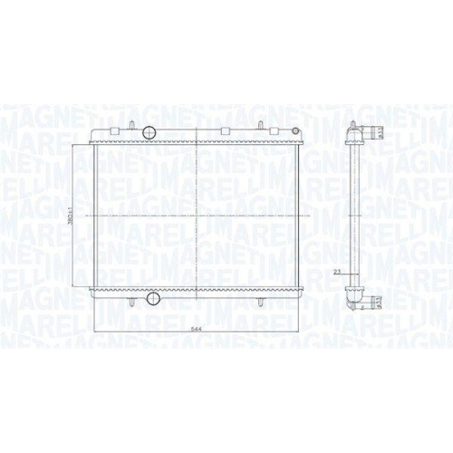 MAGNETI MARELLI K&uuml;hler, Motork&uuml;hlung 350213167800