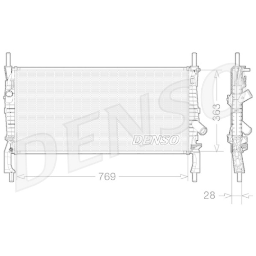 DENSO K&uuml;hler, Motork&uuml;hlung DRM10106