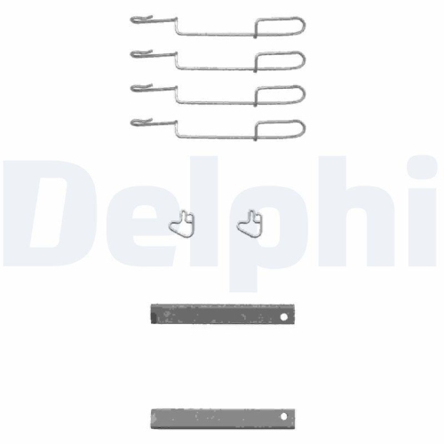 DELPHI Zubeh&ouml;rsatz, Scheibenbremsbelag LX0347