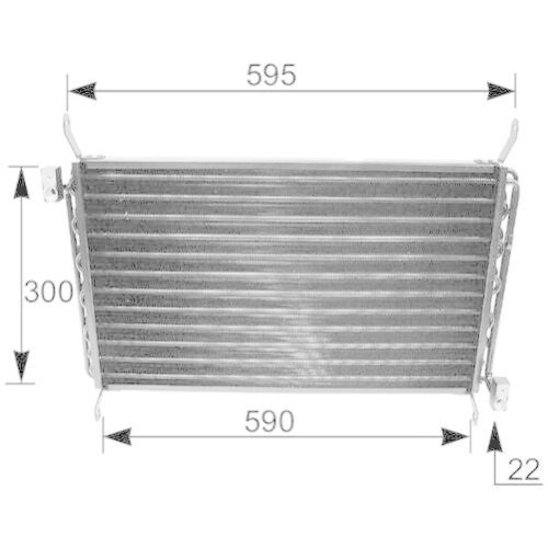 MAHLE Kondensator, Klimaanlage BEHR AC 161 000S