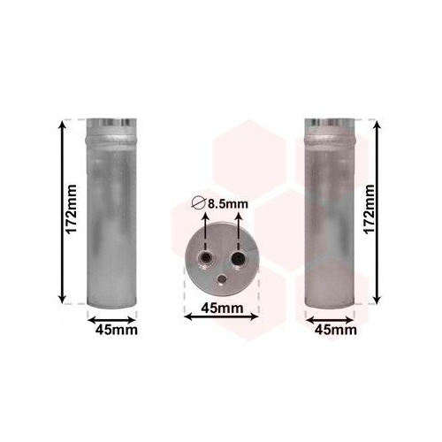 VAN WEZEL Trockner, Klimaanlage 2700D185