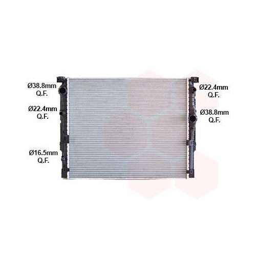 VAN WEZEL K&uuml;hler, Motork&uuml;hlung 06012771