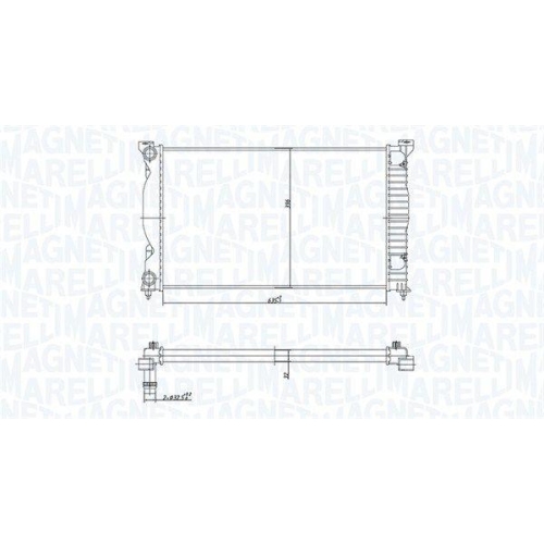 MAGNETI MARELLI K&uuml;hler, Motork&uuml;hlung 350213168200