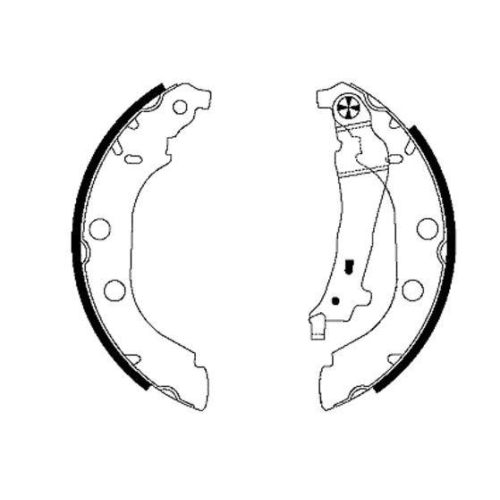 TEXTAR Bremsbackensatz 91052600