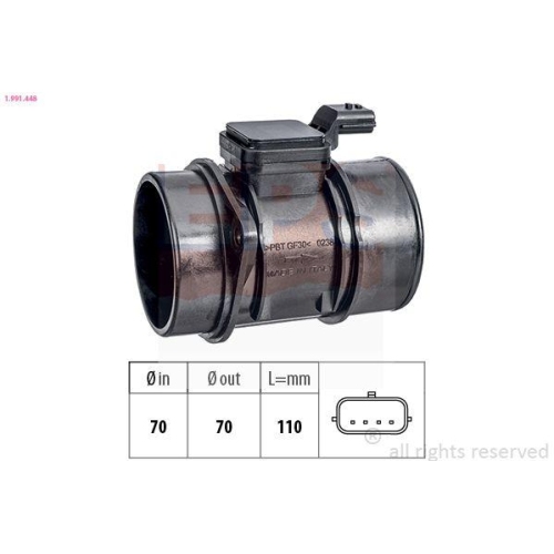 EPS Luftmassenmesser Made in Italy - OE Equivalent