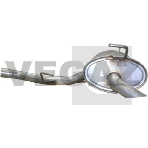 VEGAZ GmbH Endschalld&auml;mpfer Reparatur-Schalld&auml;mpfer lang/ mit Halter vorn