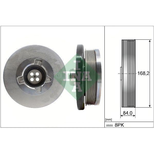 Schaeffler INA Riemenscheibe, Kurbelwelle 544 0508 10