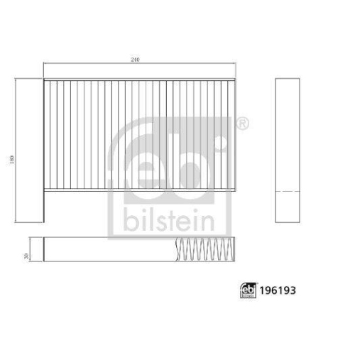 FEBI BILSTEIN Filter, Innenraumluft 196193