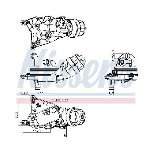 NISSENS &Ouml;lk&uuml;hler, Motor&ouml;l 91349