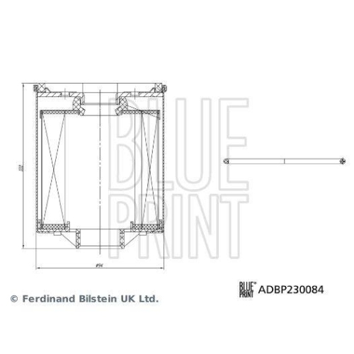 BLUE PRINT Kraftstofffilter ADBP230084