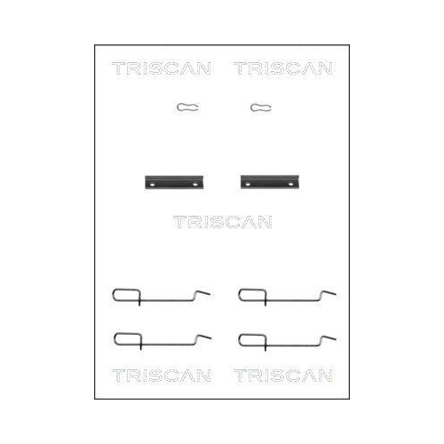 TRISCAN Zubeh&ouml;rsatz, Scheibenbremsbelag 8105 101592