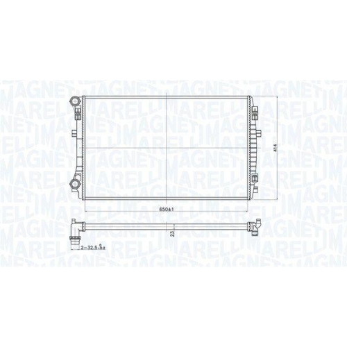MAGNETI MARELLI K&uuml;hler, Motork&uuml;hlung 350213173400