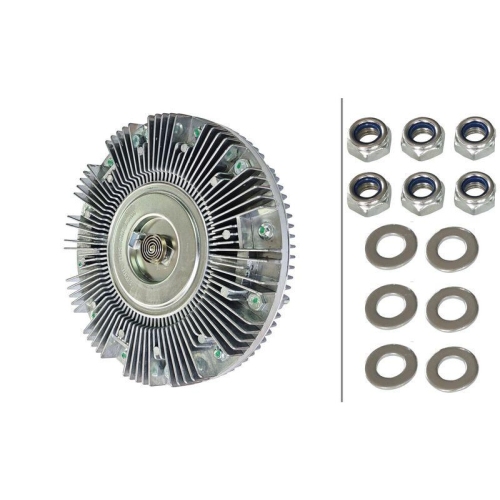 HELLA Kupplung, K&uuml;hlerl&uuml;fter 8MV 366 440-951