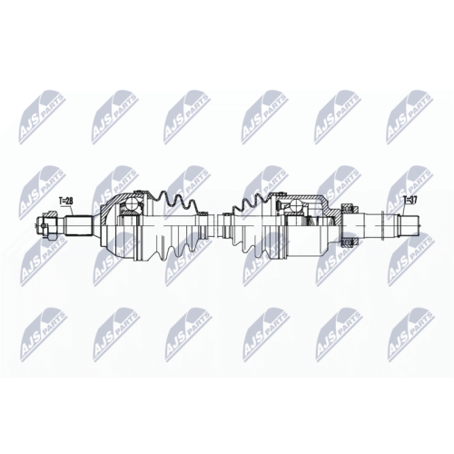 NTY Antriebswelle NPW-PE-095