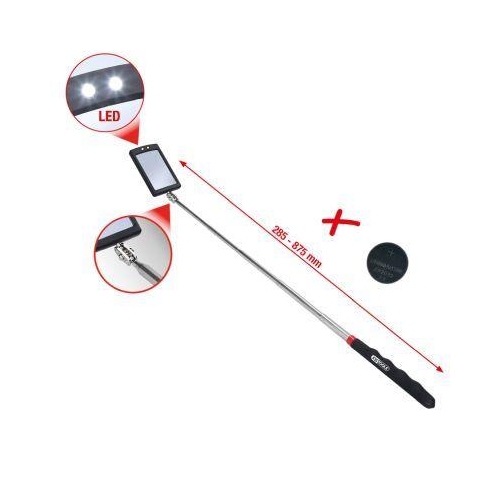 Flexibler Inspektions-Spiegel mit Beleuchtung KS TOOLS 550.1136