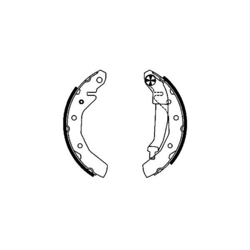 TEXTAR Bremsbackensatz 91054200