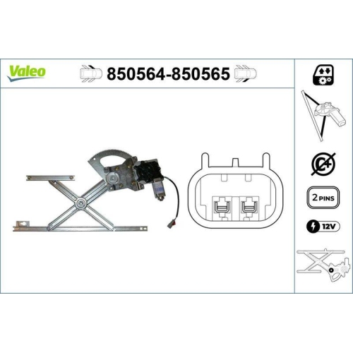 VALEO Fensterheber 850564