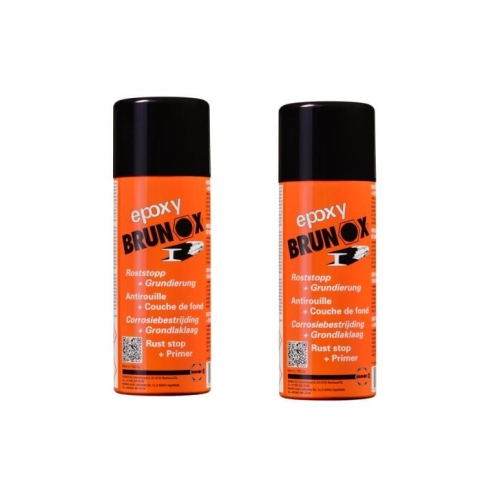 2x Rostumwandler Rostsanierer Rostschutz Epoxy-Spray 150 ml Brunox BR0,40EP