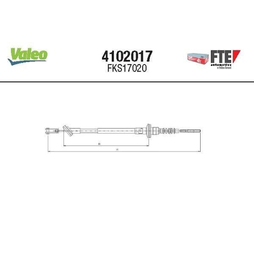 FTE Seilzug, Kupplungsbet&auml;tigung 4102017