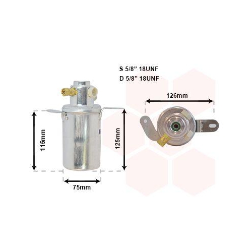 VAN WEZEL Trockner, Klimaanlage 3000D267
