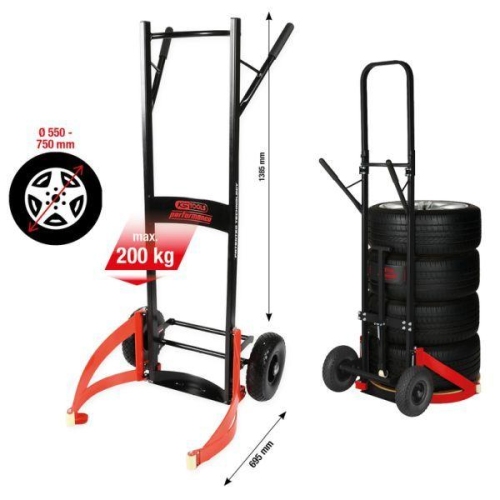 KS TOOLS Reifentr&auml;gerwagen 160.1340