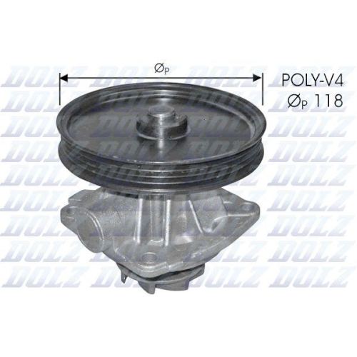 DOLZ Wasserpumpe, Motork&uuml;hlung S226