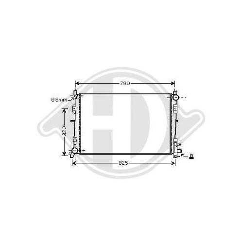 DIEDERICHS K&uuml;hler, Motork&uuml;hlung DIEDERICHS Climate DCM1629