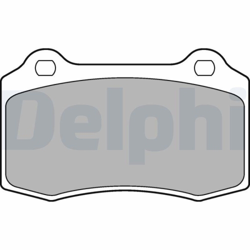 DELPHI Bremsbelagsatz, Scheibenbremse LP1700
