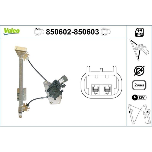 VALEO Fensterheber 850602