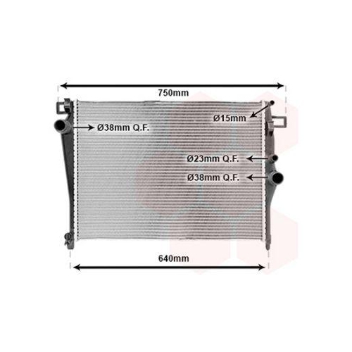VAN WEZEL K&uuml;hler, Motork&uuml;hlung 30002703