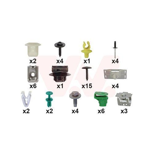 VAN WEZEL Montagesatz, Sto&szlig;f&auml;nger 4043794