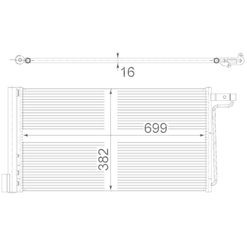 MAHLE Kondensator, Klimaanlage BEHR AC 29 000S