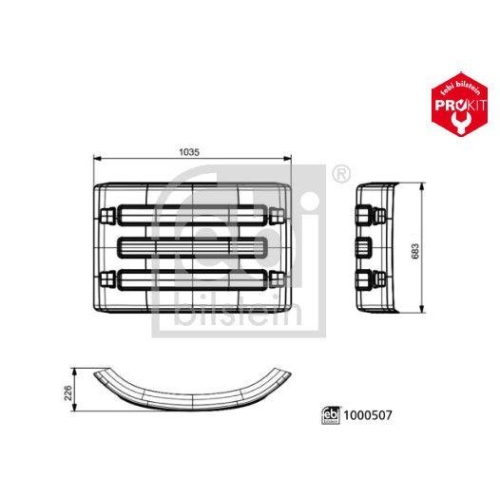 FEBI BILSTEIN Kotfl&uuml;gel ProKit 1000507
