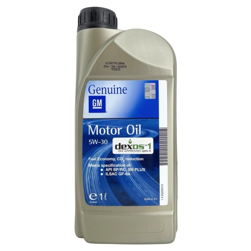 Original Opel GM Motor&ouml;l Motoren&ouml;l Dexos 1 GEN 3 5W-30 1 Liter 95599919
