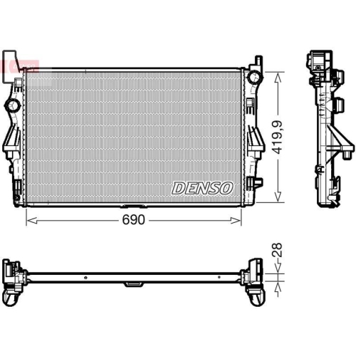 DENSO K&uuml;hler, Motork&uuml;hlung DRM17113