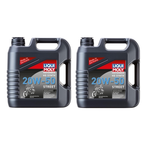 Liqui Moly Motorbike HD Synth 20W-50 Street Motor&ouml;l 8-Liter - Art.Nr. 3817