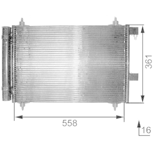 MAHLE Kondensator, Klimaanlage BEHR AC 291 000S