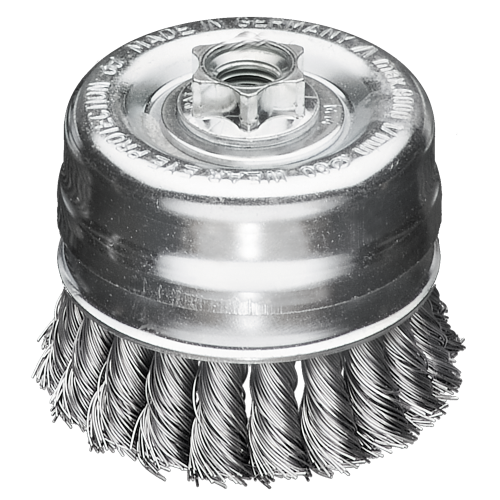 Zopf-Topfb&uuml;rste ZT St&uuml;tzring Drm 80x14 mm 1 rhg. x 20 Z Blume rechts Stahldraht