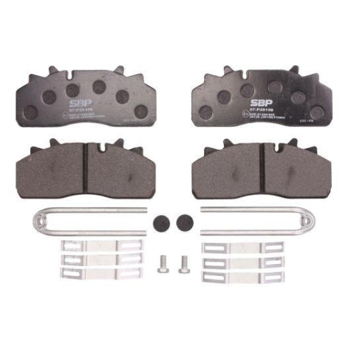 SBP Bremsbelagsatz, Scheibenbremse 07-P29159