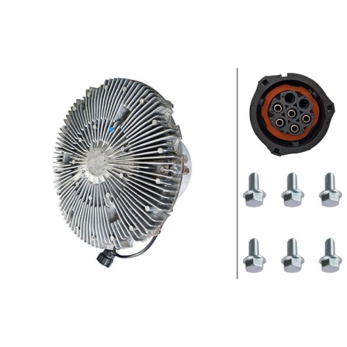 HELLA Kupplung, K&uuml;hlerl&uuml;fter 8MV 366 441-001