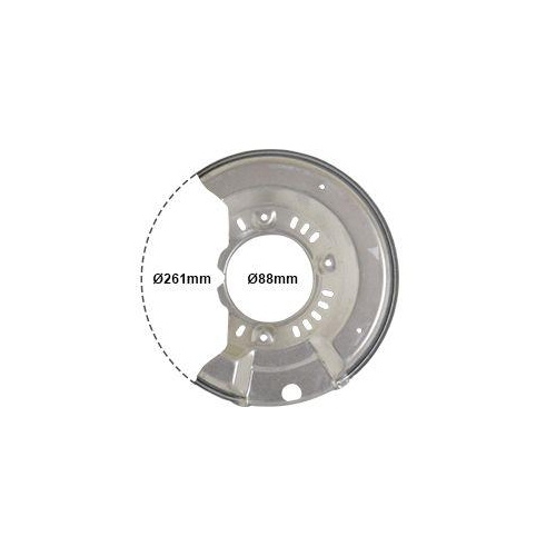 VAN WEZEL Spritzblech, Bremsscheibe 5430372