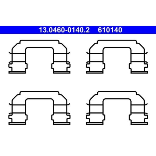 ATE Zubeh&ouml;rsatz, Scheibenbremsbelag 13.0460-0140.2